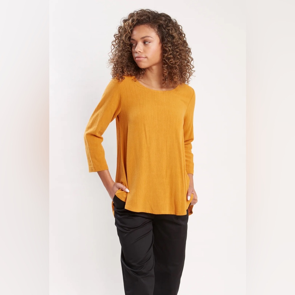 Amanda Moss Neala Top Sunflower